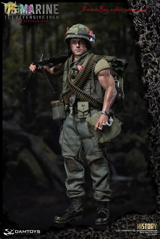 DAMTOYS 78038 1/6 Scale Tet Offensive 1968 US Marine Vietnam War Figure Model