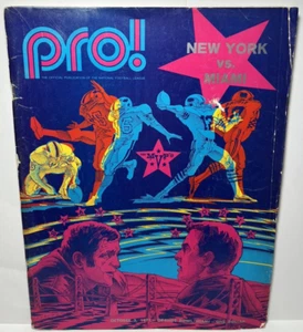 Baltimore Colts Vs New York Jets September 1971 Pro! NFL Game Day Magazine - Picture 1 of 2