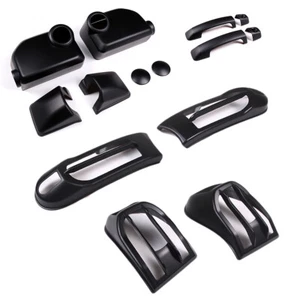 14Pcs Exterior Matte Black Overlay Molding Trim Set Fits FJ Cruiser 2007-2014 - Bild 1 von 19