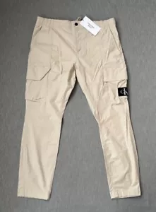 Calvin Klein Mens Skinny Cargo Pants Size XL - Picture 1 of 8