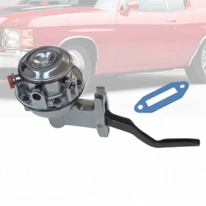 Bomba de combustible mecánica de alto volumen se adapta a SBF Ford V8 351C 400M 80GPH 6PSI cromo - Imagen 1 de 3
