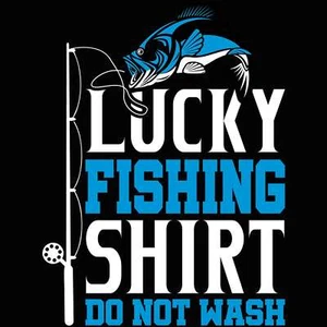Lucky Fishing Shirt Do Not Wash Fish Angling - Funny Womens T-Shirt Tshirt T Tee - Picture 1 of 10
