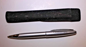 Nice Vintage GULFSTREAM Ballpoint Pen In case - Silver - Picture 1 of 1