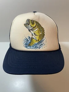 Vintage Arlin Walleye Fish Mesh SnapBack Hat - Picture 1 of 8