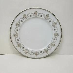 Sango Japan kenwood fine China set dinner plate floral silver 10.5" - Picture 1 of 7