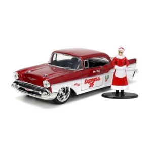 1:32 Mrs Claus w/1957 Chevrolet Bel Air -- Holiday Rides -- JADA - Picture 1 of 2