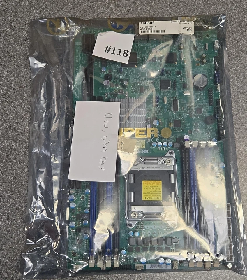 Supermicro X9SRW-F Motherboard LGA2011 - NO I/O SHIELD - Image 1 of 2