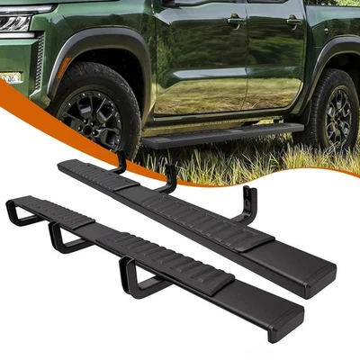 6" Running Boards Fit for Nissan Frontier 2005-24 Crew Cab Side Steps Nerf Bars Foto 1 de 4