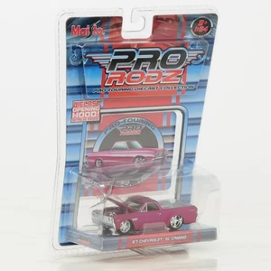 Maisto Pro Rodz 1967 Pink Chevrolet El Camino 1:64 Diecast Opening Hood (2005) - Picture 1 of 4