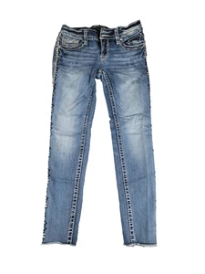 Vigoss Jeans Womens Dallas Skinny 30x30 with side designs UNIQUE - Picture 1 of 19