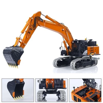 Excavadora hidráulica LESU 1/14 RC Aoue ZX490 control remoto excavadora pesada Foto 1 de 4