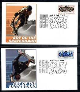 US Sc #5763-66, Art of the Skateboard 4 Fleetwood FD cancela Phoenix, AZ - Imagen 1 de 3