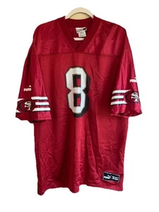 Vintage Puma San Francisco 49ers Steve Young jersey size XL Men's Red  - Picture 1 of 6