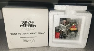 Department 56 Heritage Village Rest Ye Merry Gentleman Accessory - Picture 1 of 1