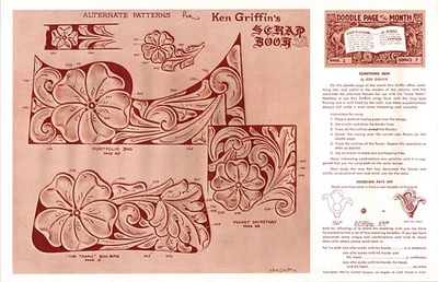Leather Craft Doodle Pattern   SOMETHING NEW - Image 1 of 2