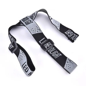 Universal  Adjustable Elastic Headband Headlight Lamp Strap For flashlight - Picture 1 of 12