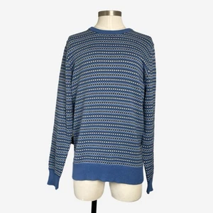 Jcrew Factory NWT Fair Isle 100% cotton sweater holiday winter preppy classic M - Picture 1 of 9