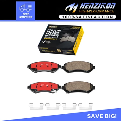 Front Ceramic Brake Pad Kit For Chevy Venture Cadillac DeVille Buick Century V6. - Image 1 of 4