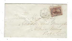 ca. 1871, Canada 5c Beaver Stamp on Cover - Picture 1 of 2