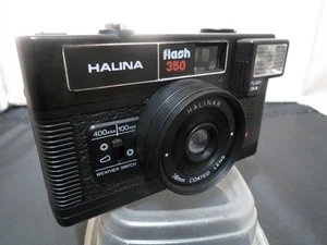 HALINA FLASH 350 35mm Film Compact Point & Shoot Camera w/ 38mm Lens + Case - Picture 1 of 10
