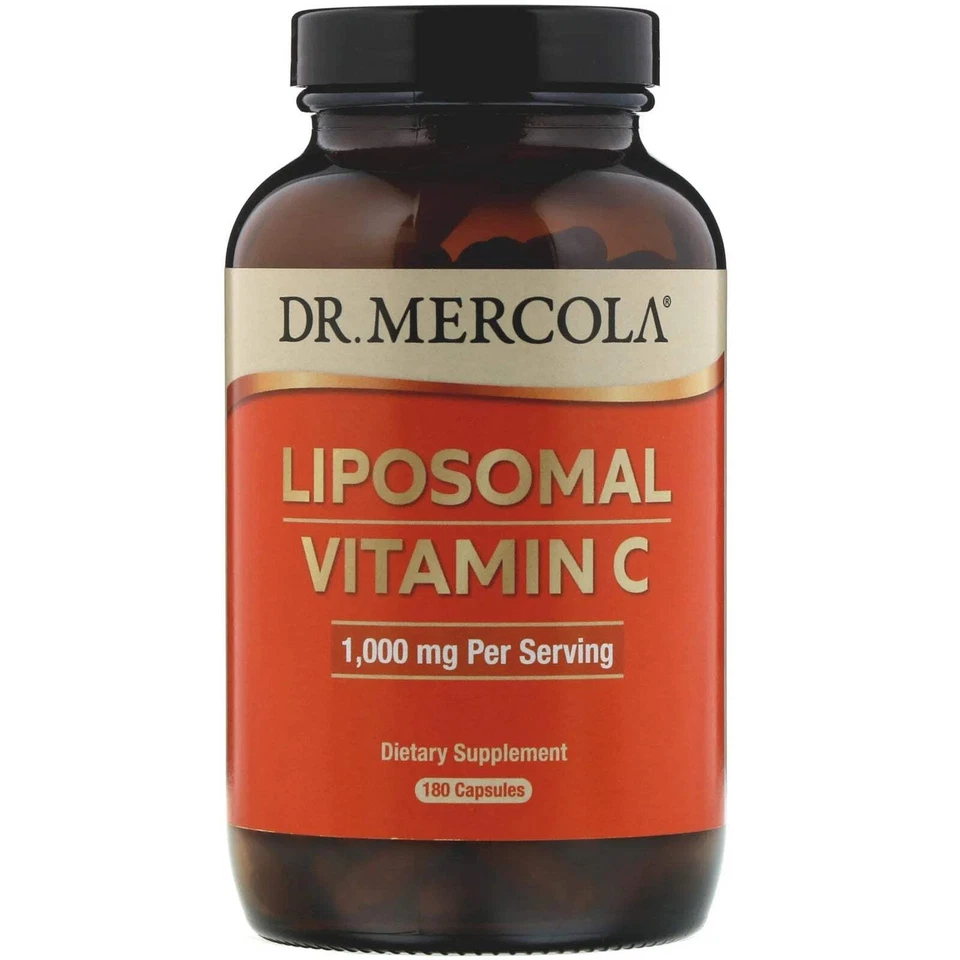 Dr. Mercola, Liposomal Vitamin C, 180 Capsules