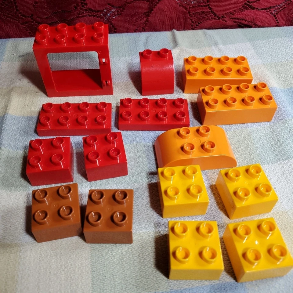 LEGO Duplo Building Bricks & Blocks Lot of 15 (Multicolor) - Image 1 of 1