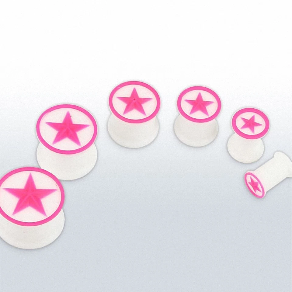 Piercing Silicona Estrella Rosa - Imagen 1 de 1