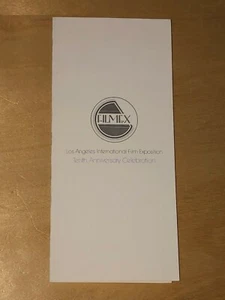 Filmex 10th Anniversary Schedule 1981 Los Angeles International Film Exposition - Picture 1 of 3
