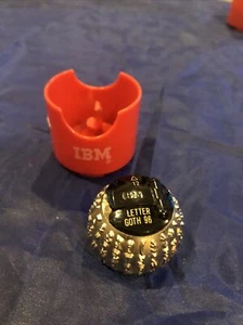 IBM Golf Ball Type Element Letter Gothic 96 12 Pitch For Selectric Typewriter - Picture 1 of 9