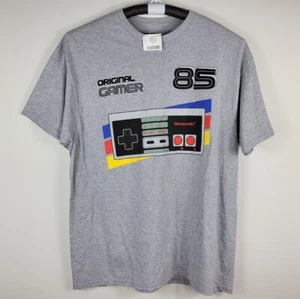 Nintendo Original Gamer 85 Controller Graphic Tee Mens 2XL Retro Gray Shirt NWT - Picture 1 of 5