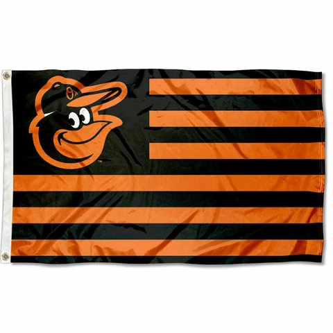 Baltimore Orioles Stars and Stripes Nation Flag Cover