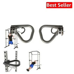 Alloy Steel Dip Bar Attachments with Three Grip Positions - Power Cage Set - Picture 1 of 11