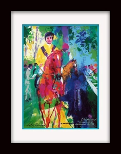 LEROY NEIMAN 'Le Prix de L'Arc de Triomphe' • Custom Framed Plate Signed Print - Picture 1 of 2