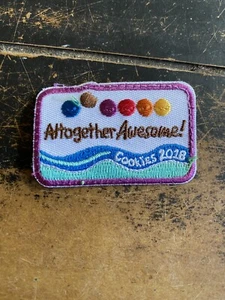 Parche/insignia de las Girl Scouts: ¡totalmente impresionante!/galletas 2018 - Imagen 1 de 1