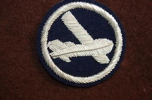 COPIA WW2 OFICIAL DE EE. UU. TAPA PLANEADOR PARCHE INSIGNIA LINGOTES ALAMBRE EN FIELTRO AZUL - Imagen 1 de 1