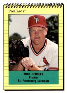 1991 St. Petersburg Cardinals ProCards #2272 Mike Hensley Ada Oklahoma OK Card