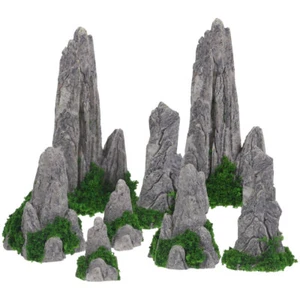 8 Stück Schreibtisch Steingarten Dekoration Bonsai Steingarten Deko Miniatur Steingarten Deko Neu - Bild 1 von 12