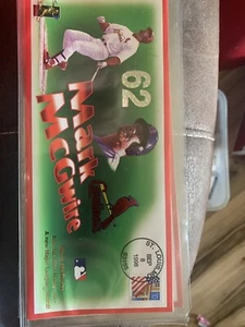 Sobre conmemorativo Mark McGwire de los Cardenales de San Luis del 8 de septiembre de 1998 - Imagen 1 de 2