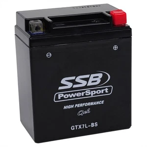 NEW SSB MOTOCYCLE BATTERY 12V6AH 130CCA GTX7L-BS - Picture 1 of 1