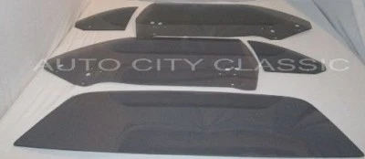 1970 1971 Dodge Challenger 2 portas capota rígida JH23 JS29 porta de vidro quarto de volta cinza - Imagem 1 de 3