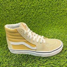 Vans SK8-Hi Womens Size 6.5 Beige Yellow Athletic Casual Shoes Sneakers 500714