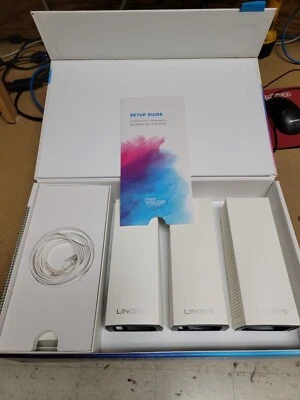 Linksys Velop WHOLE HOME WI-FI AC6600 WiFi Mesh WHW0303 - 3 Node Mod Mesh System - Image 1 of 4