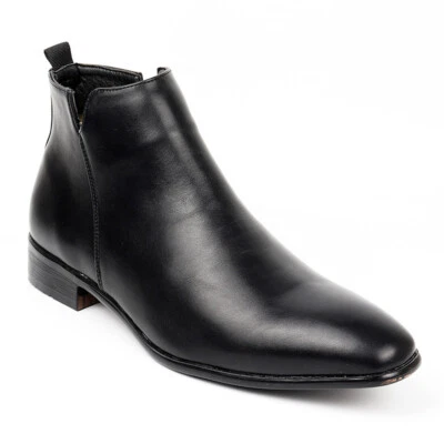 Men Chelsea Boots Casual Leather Dress Boots Oxfords Ankle Boots for Men - Image 1 of 4