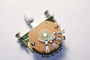 NEW - Tritan 5-Way Pickup Switch For Fender Strat with White Tip - Picture 1 of 3