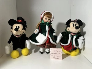 42610 BAMBOLA MADAME ALEXANDER IN SCATOLA 8" - CAROLING CON TOPOLINO & MINNIE - Foto 1 di 18