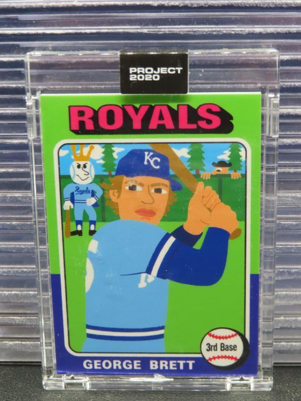 2020 Topps Project 2020 George Brett 1975 Design By Keith Shore #102 Royals