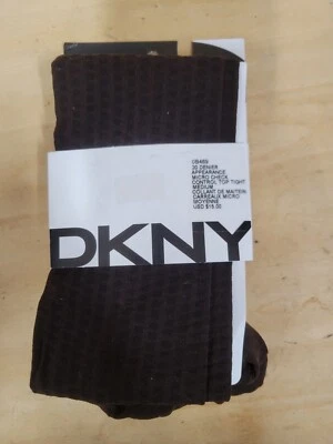 DKNY Micro Check Control Top Tights Size Medium - Image 1 of 2
