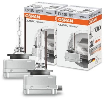 OSRAM XENON XENARC® D1S SCHEINWERFER CLASSIC LAMPE BRENNER 66140CLC 2x - Bild 1 von 4