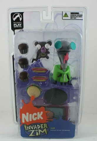 E1 Palisades Action Figure Invader Zim GIR Hot Topic Exclusive Series 2 Cover