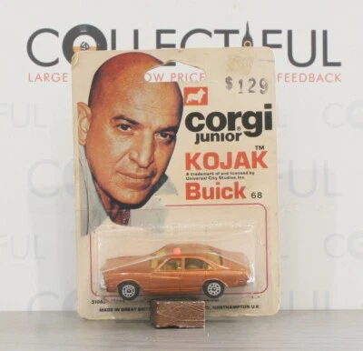 CORGI JUNIORS - #68 - KOJAK - BUICK REGAL - DIECAST *RARE BEAUTY* MOC🔥 - Image 1 of 2